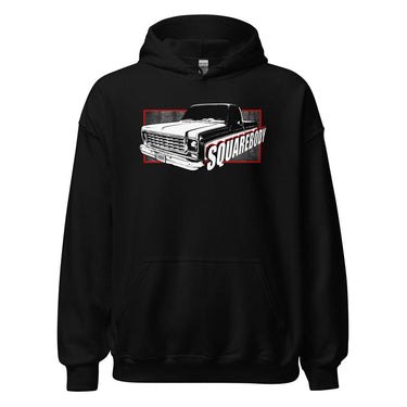 Round Eye Square Body Truck Hoodie in black